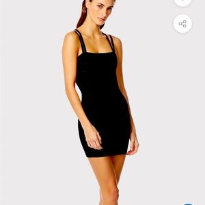 Herve Leger Strapless Black Bandage MINI Dress size Medium